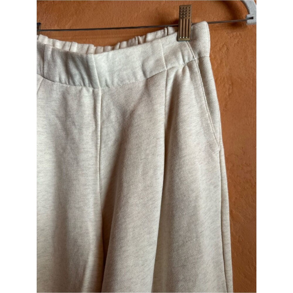 NWT Aerie Oatmeal Wide Leg Lounge Sweatpants XS - Picture 4 of 9